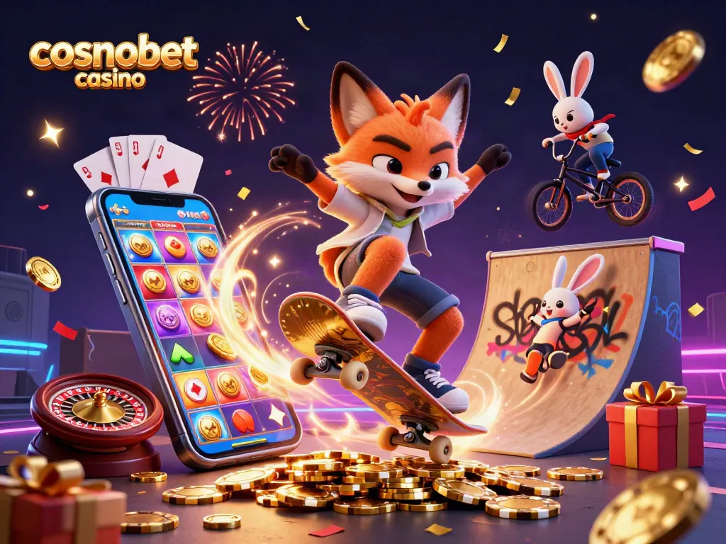 Experience thrilling gameplay at cosmobet casino with vibrant 3D characters and dynamic game elements.