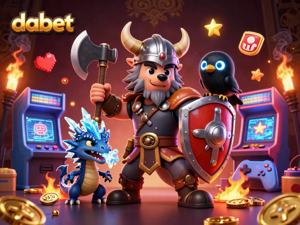 dabet players win big with colorful slots and dynamic casino elements in an exciting 3D scene