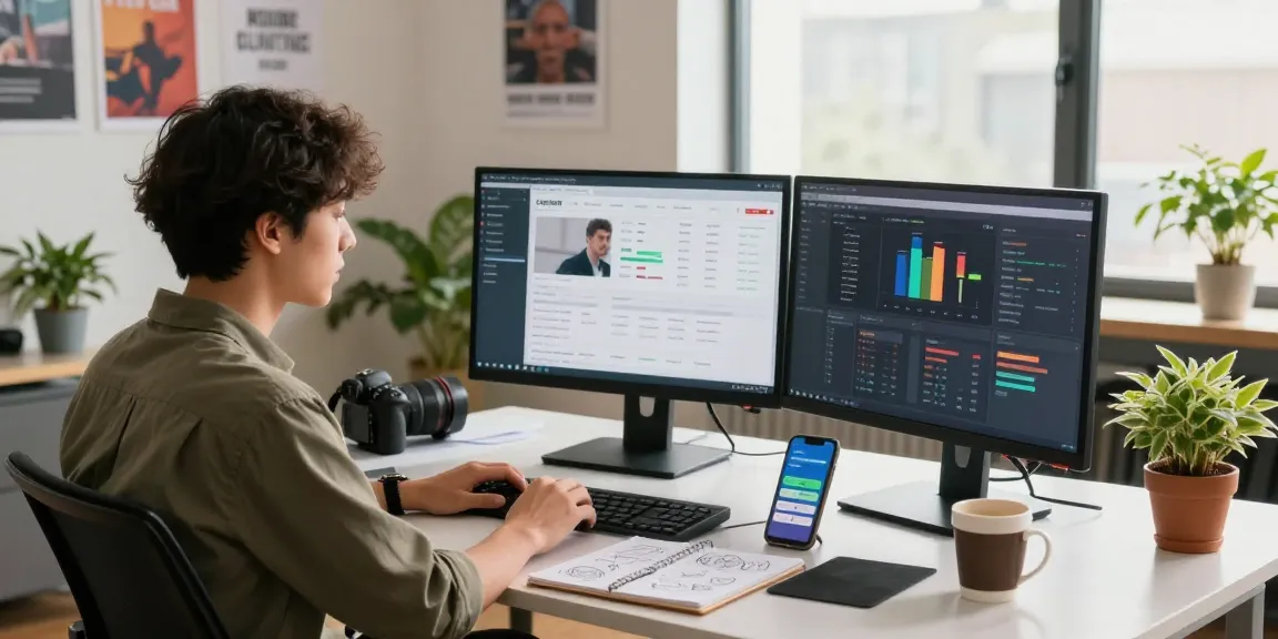 Dynamic digital marketing workspace featuring rokok88 analytics and creative tools
