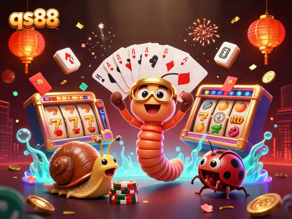 Experience thrilling gameplay at qs88 with a dynamic dealer and vibrant casino elements.