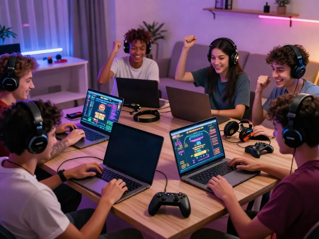 Online gaming fun with friends at https://nbet.page/ celebrating diverse online casino victories.