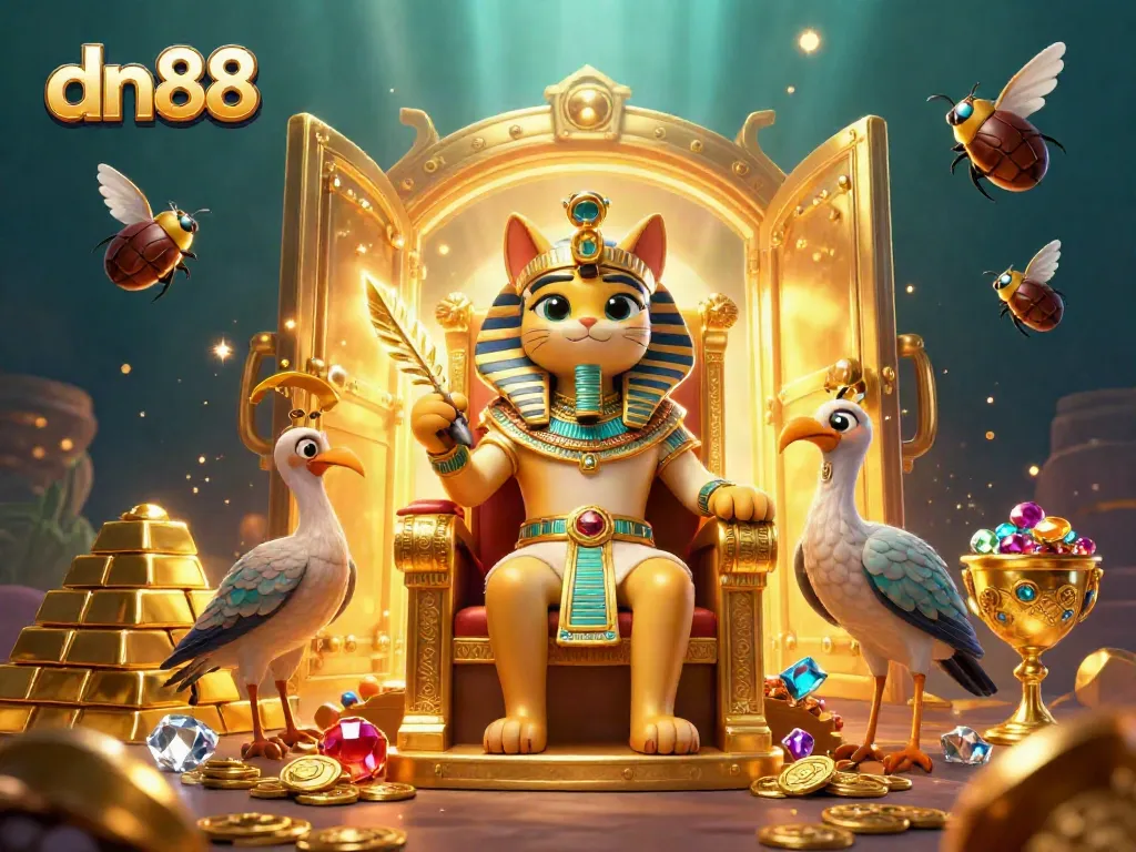 Experience thrilling wins at dn88 with a spectacular 3D casino scene rich in gold and treasure.