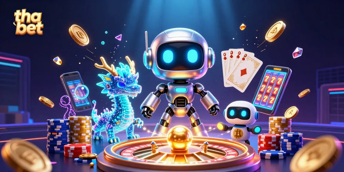 Engage in exciting betting at tha bet with a vibrant 3D casino scene featuring dynamic game elements.