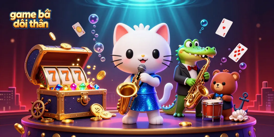 Engage with the game bài đổi thưởng scene featuring vibrant characters and dynamic casino elements.