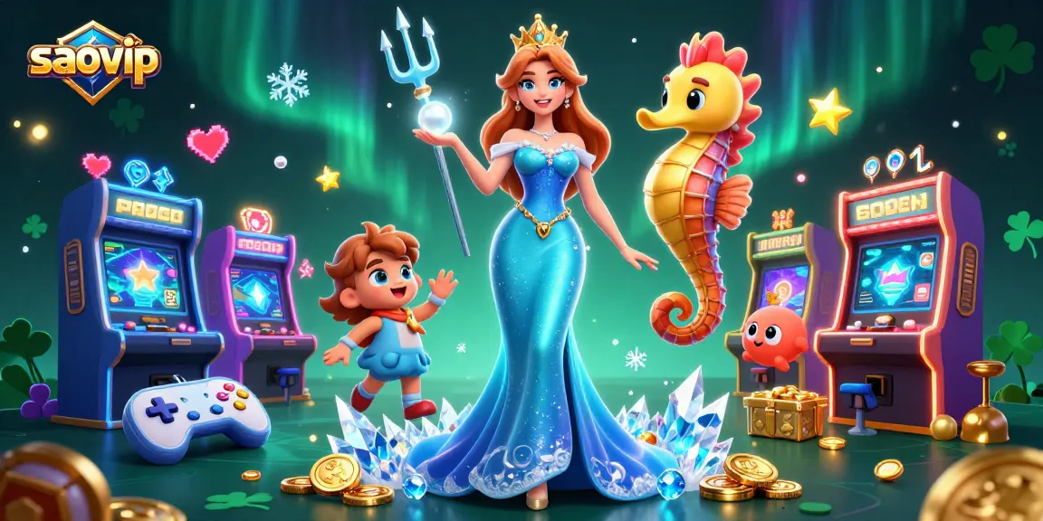 Experience immersive gaming at saovip with vibrant characters and dynamic casino elements.