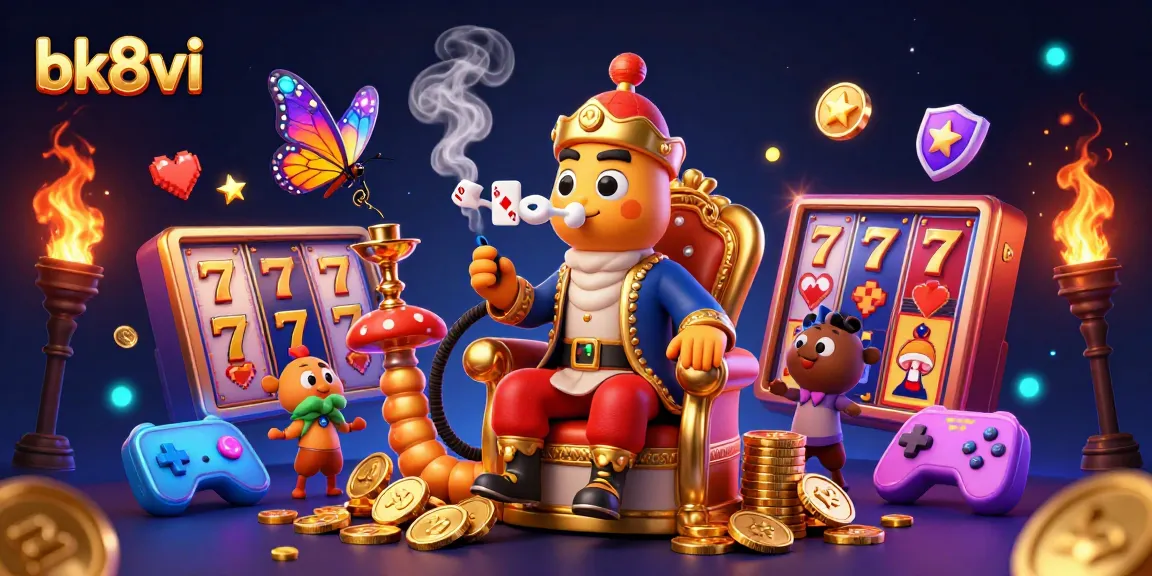 Engage in thrilling gameplay at bk8vi with dynamic slot reels and vibrant casino elements.