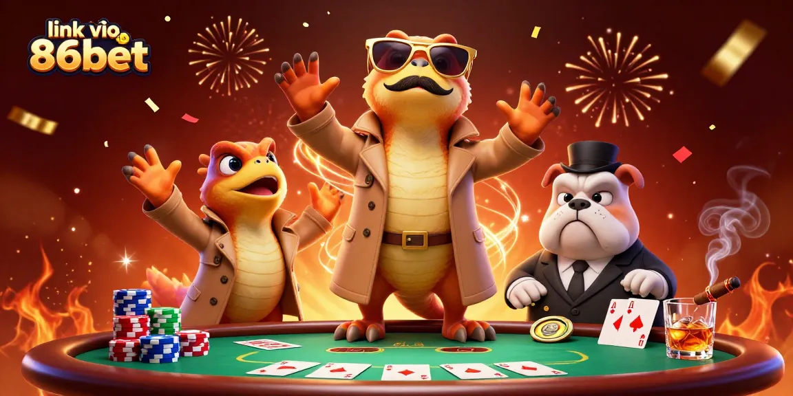 Experience excitement as raptors enter the lounge with a cheeky twist on "link vào 86bet".