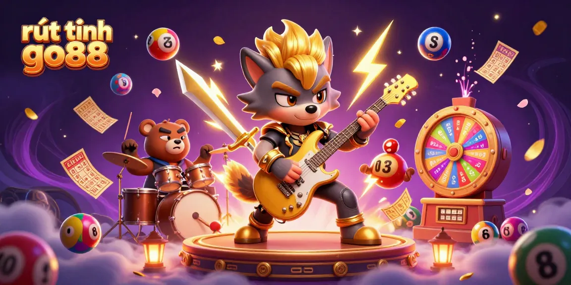 Experience rút tiền go88 with vibrant casino elements and dynamic characters