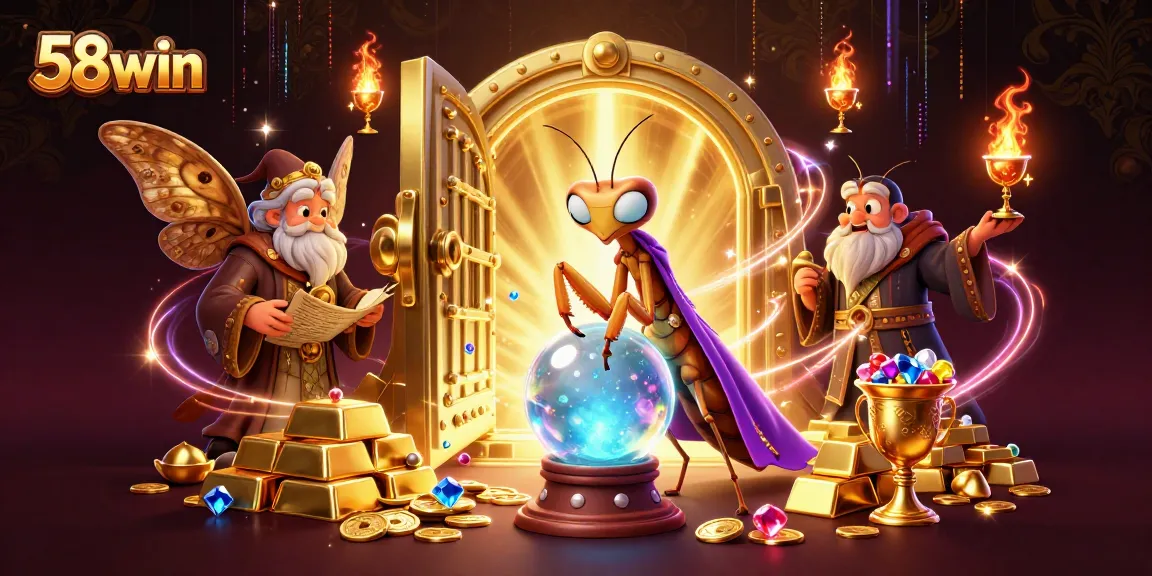 Engage in thrilling gaming with 58win's vibrant casino atmosphere filled with fortune and adventure.
