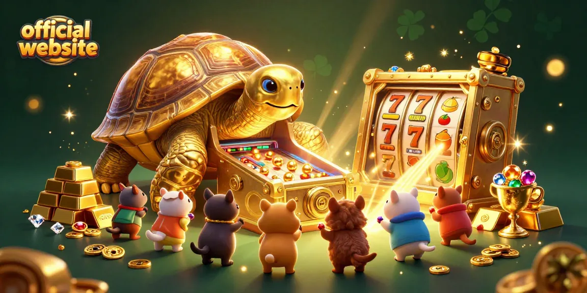 Experience thrilling gameplay and excitement at the official website with a gigantic pinball tortoise and treasures.