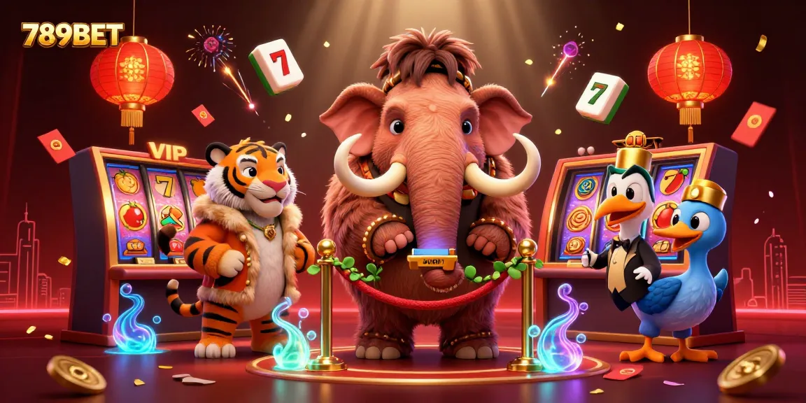 Experience 789BET's vibrant casino atmosphere with playful, cartoon-style characters and festive game elements.